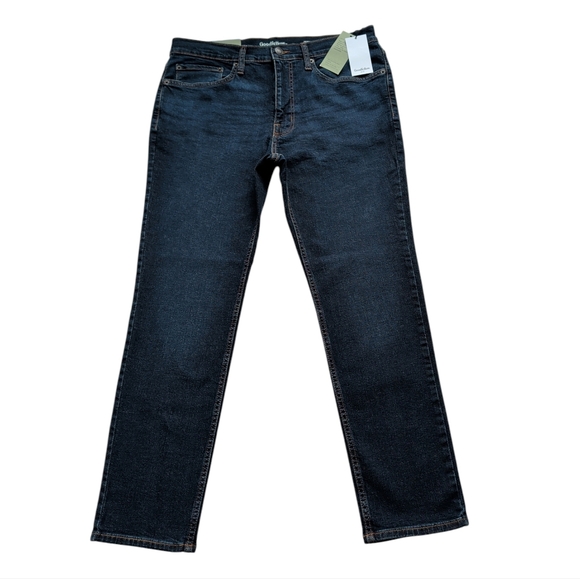 NWT Goodfellow & Co. Skinny Total Flex Denim Jeans W36 x L30 Dk Indigo Wash Blue - Picture 2 of 15